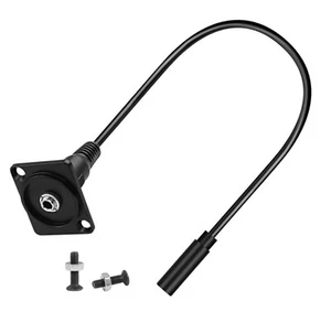 3.5mm TRS Panel Mount Audio Extension Cable | Female to Female | 0.2m - Picture 1 of 6