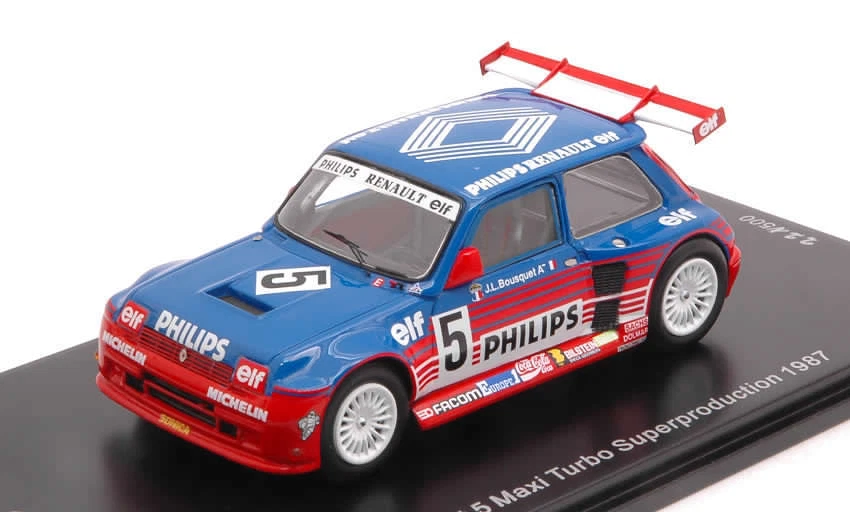 Renault 5 Maxi Turbo Superproduction 1987 Jean Louis Bousquet 1:43 SPARK SF054 - Immagine 1 di 1