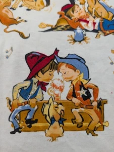 Cowboy Kissenbezug "Into the West" von Jackie Jones Marcus Bros Handarbeit 30x18" - Bild 1 von 6