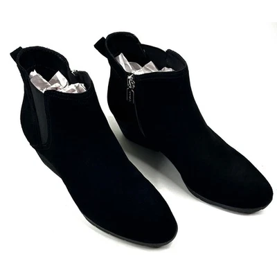 Botín al Tobillo Blondo Victory Mujer Negro Gamuza Impermeable Talla 7M Nuevo $150 Foto 1 de 4