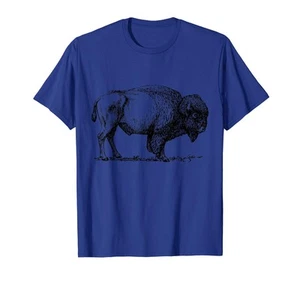 Buffalo American Bison Classic Print T-Shirt - Picture 1 of 2