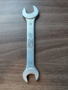 VINTAGE HM KOWA HONDA MOTORS KIT WRENCH DOUBLE OPEN END 19mm 17mm  - Picture 1 of 13