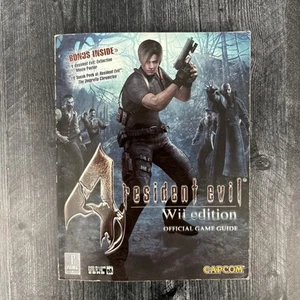 Resident Evil 4 Wii Edition Prima Official Game Guide Capcom WITH Poster - Picture 1 of 8