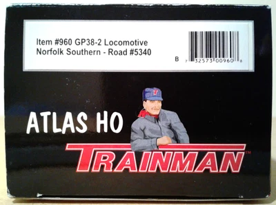 HO SCALE ATLAS EMD GP38-2 NORFOLK SOUTHERN NS #5340 960 - Image 1 of 4