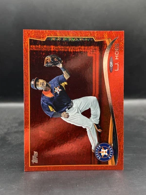 2014 Topps #647 L.J. Hoes Red Foil - Image 1 of 2