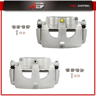 Par de pinzas de freno con soporte delantero para Dodge Ram 2500 3500 4000 2009 2010-2018 Foto 1 de 4