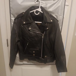 Chaqueta de cuero para motocicleta Reed - Imagen 1 de 9