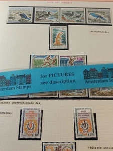 Afars and Issas very fine MNH collection on pages with good TOPICS TOP! - Picture 1 of 1