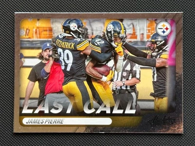 2022 Panini Absolute Last Call #LC-20 James Pierre Pittsburgh Steelers Football - Image 1 of 2
