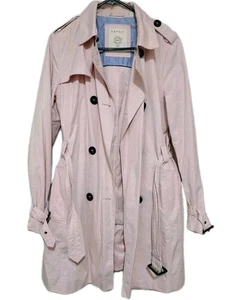 Pink Esprit Trench Coat/jacket Size Small Fits 8-10 So Pretty - Picture 1 of 8