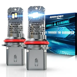 9007 Light Bulbs, Light Bulb 500% Brightness Upgraded Design 6500K White Plug... - Picture 1 of 6