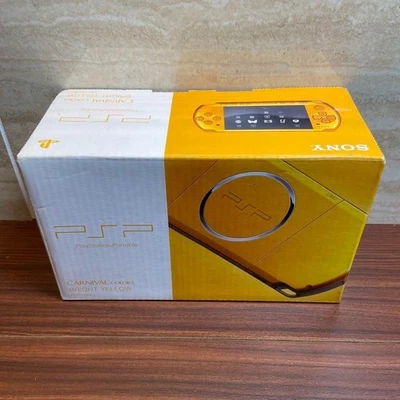 PSP 3000 console, bright yellow 4192 From Japan - Image 1 of 4