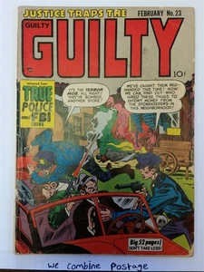 JUSTICE TRAPS THE GUILTY #23 FEBRUARY 1951 PRIZE HEADLINE GOLDEN AGE COMIC - Imagen 1 de 4