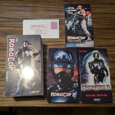 Vintage 1993 Robocop 1, 2 and 3 VHS Original Orion Release Trilogy - Image 1 of 4