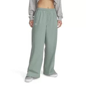 Under Armour Women's Rival Wide Leg Pant L Silica Green Loose Fit NWT - Picture 1 of 11