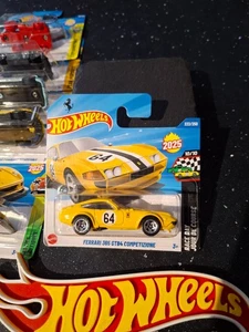 Hot Wheels ~ Ferrari 365 GTB4 Competizone, Yellow, Short Card.  BRAND NEW!! - Picture 1 of 9