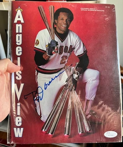 Rod Carew Angels Twins autograph signed magazine cover JSA authenticated HOF - Picture 1 of 4
