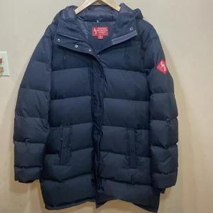 EASTERN MOUNTAIN SPORTS Coat Mens XL Puffer Black Goose Down Parka GOOSEDOWN EMS - Picture 1 of 7