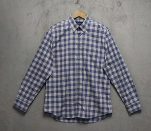 Camicia uomo Charles Tyrwhitt grande manica lunga extra slim fit modello quadri blu - Foto 1 di 12