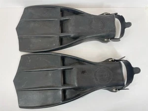 Aqua Lung US Divers aletas de cohete tacón abierto ~ talla única para todos tobillo ajustable - Imagen 1 de 8