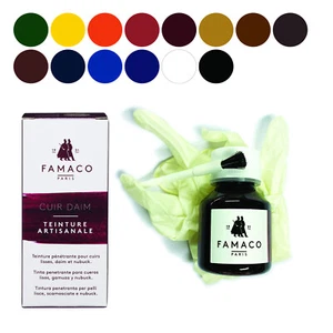Famaco Leather Suede Penetrating Dye Liquid Permanent for Leather Suede Nubuck - Picture 1 of 17