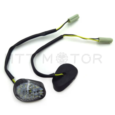 Señal de giro de montaje empotrado Euro LED para Yamaha Yzf R1 R6 R6S 2006 2007 2008 transparente Foto 1 de 4