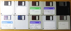 Lot of 10 retro 3,5" DSDD Diskettes * AMIGA ATARI etc. * Floppy disk * - Afbeelding 1 van 1