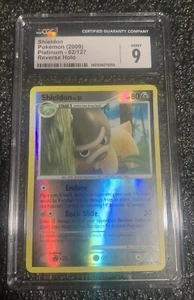 2009 Pokemon Platinum #62/127 Shieldon Reverse Holo CGC 9 MINT PSA BAS JSA SGC - Picture 1 of 3