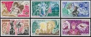 Timbres Monaco n°1235 à 1240 Hans Christian Andersen Neuf sans charnière - Bild 1 von 1