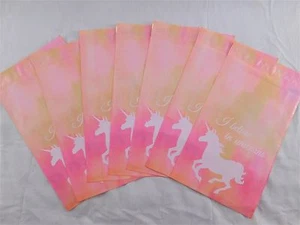 100 6x9 Designer Pink Unicorn Mailers Poly Shipping Envelopes Boutique Bags - Picture 1 of 5