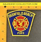 VINTAGE FLORIDA FL DEERFIELD BEACH FIRE DEPT PATCH BROWARD COUNTY CHEESECLOTH