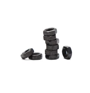 binifiMux 100pcs M3-0.5mm Black Hex Nuts Carbon Steel 8.8 Grade - Picture 1 of 2