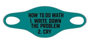 Comment Faire Des Math Professeur Problème Respirer Masques De Protection - Foto 1 di 1