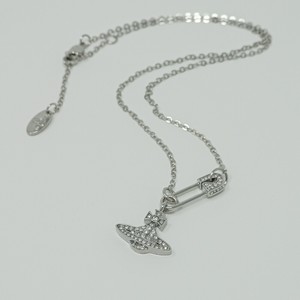 Vivienne Westwood Lucrece  Necklace-Slivery with Pouch