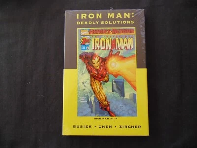 Iron Man Deadly Solutions Hardcover  (b21) Marvel Premiere Classics 42 - Изображение 1 из 2