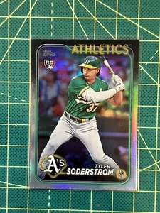 2024 Topps Tyler Soderstrom #244 Oakland Athletics RAINBOW FOIL - Picture 1 of 1