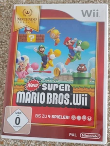 Super Mario Bros Wii (2014) Nintendo Wii (Box Manual Modul) CIB working - Picture 1 of 3