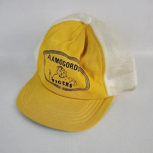 Sombrero de Tigre Alamogordo Vintage Gorra Snapback Amarillo H012 - Imagen 1 de 7