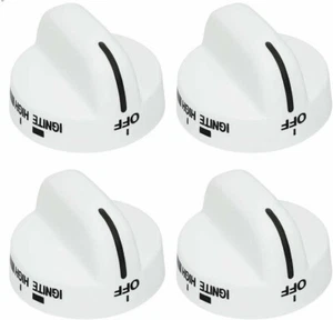 🛠️Paquete de 4 perillas de quemador superior de estufa de gas 8273104 para Whirlpool Range Amana WP8273104 - Imagen 1 de 4