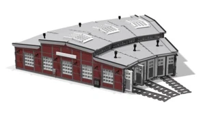PDF-Anleitung Ringlokschuppen / Roundhouse Unikat MOC Custom für LEGO©-Steine - Bild 1 von 9