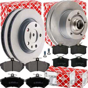 FEBI BREMSSCHEIBEN+BELÄGE VORNE+HINTEN für AUDI A4 B5 1,6 1,8 1,9 TDI 1997-1999 - Bild 1 von 6