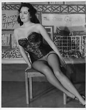 1950s 60s Burlesque Photo Los Angeles Pin Up Dancer DORIS GOLKE bustiere Girlie