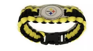 Pittsburgh Steelers Paracord Bracelet - Picture 1 of 1
