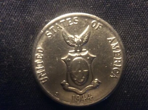 1944 S, WWII,5 Centavos, 96% Rare Numista,Philippnes,low mintage - Picture 1 of 4