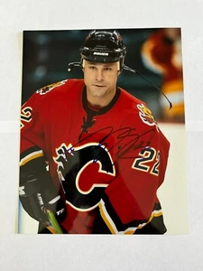 Daymond Langkow 8x10 NHL photo autographed signed COA - Picture 1 of 2