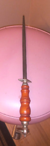VTG ANTIQUE 1900s F.DICK BUTCHER CHEF KNIFE HONING SHARPENER SWORD