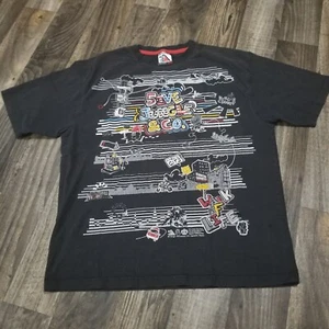 Camisa De Colección 5ive Jungle Para Hombres 2XL Negra Hip Hop Ropa de Calle Y2K Envejecida - Imagen 1 de 15
