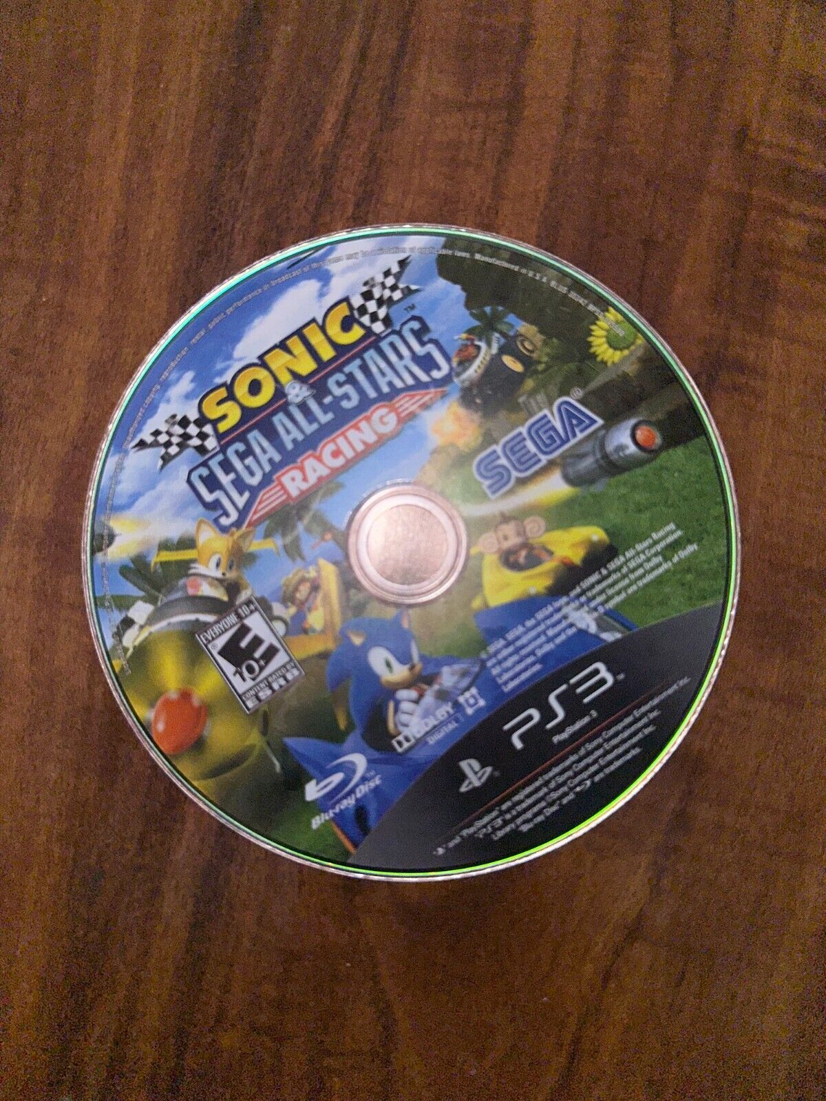 Sonic & Sega All-Stars Racing (Sony PlayStation 3, 2010)