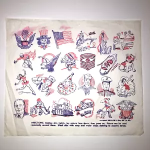 Vintage 1953 komplettes Blatt mit 24 USA Militär Clown Hund Tänzer temporären Tattoos - Bild 1 von 7