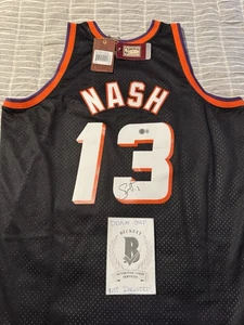 Steve Nash Signed Authentic Mitchell And Ness Jersey Beckett Auto Phoenix Suns - Picture 1 of 4